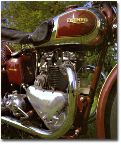 1938 Triumph Motorcycle Engine